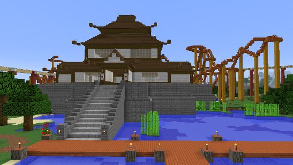Zonkoland's Samurai Roller Coaster from Map 5
